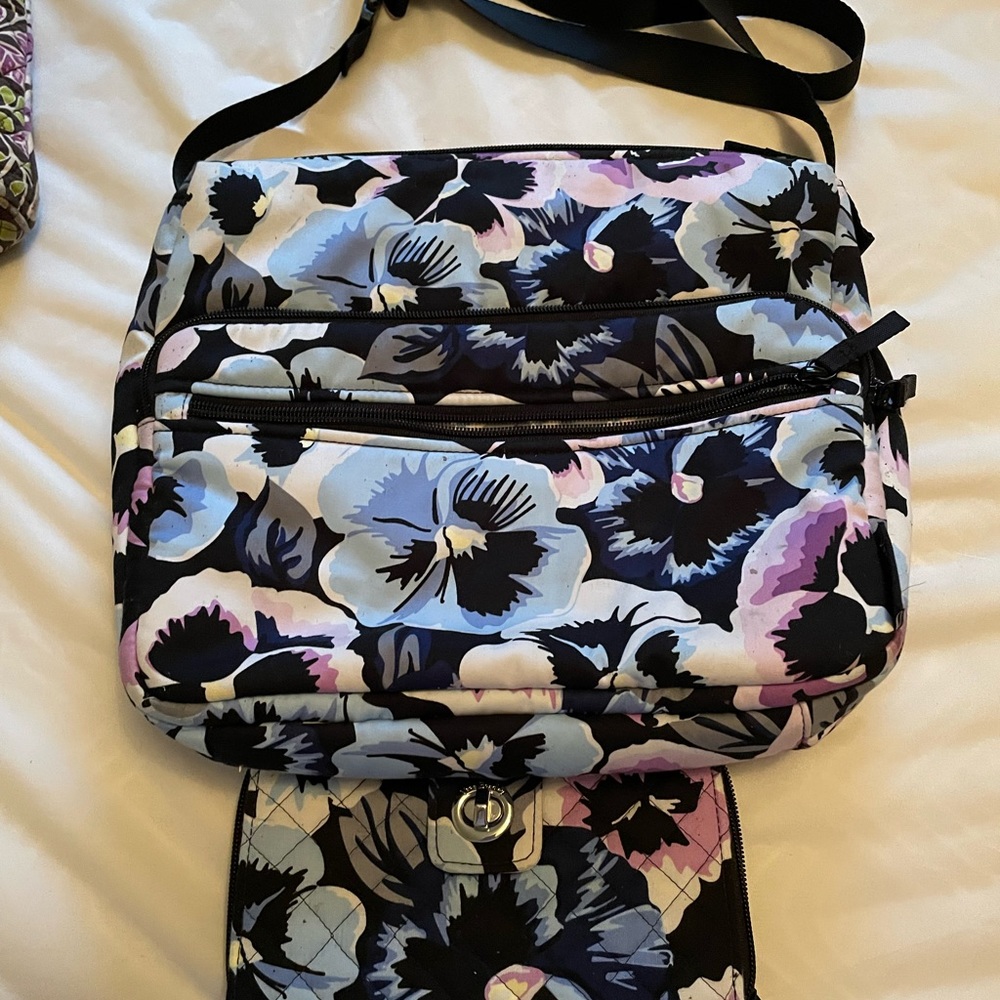 Vera Bradley purse and wallet.